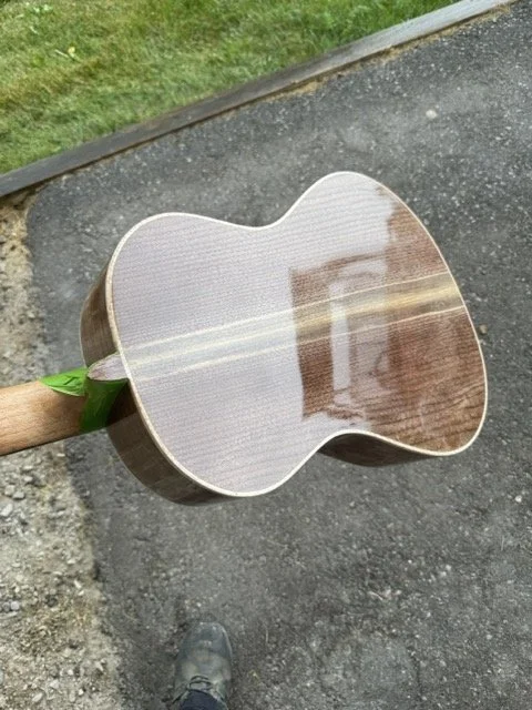 A Zarum Classical guitar with Walnut sides and back