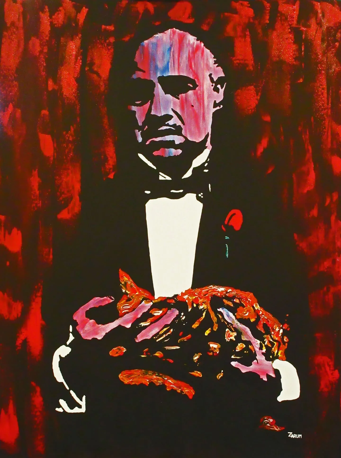 Title: The Godfather
Medium: Acrylic on Canvas
Size:91cm X 122cm