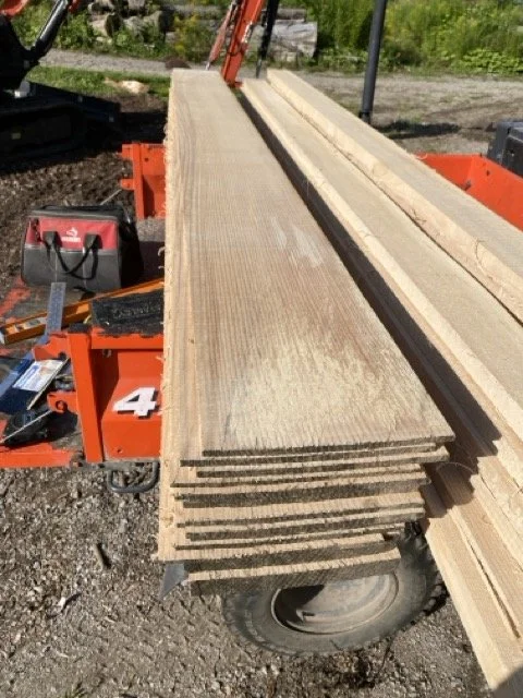 Planks of Quarter Sawn Ash