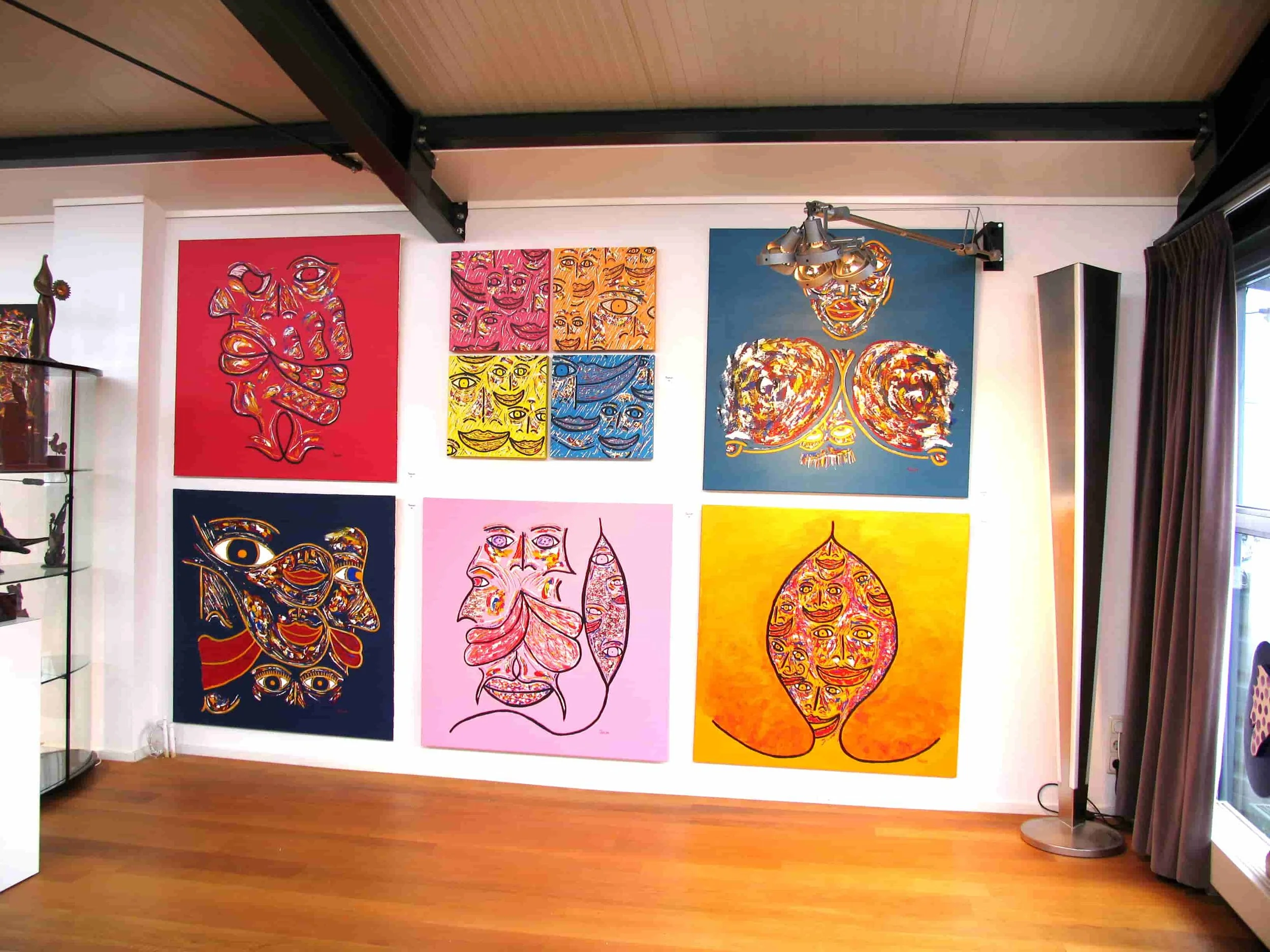 Zarum art exhibit  in Amsterdam, The Netherlands. 