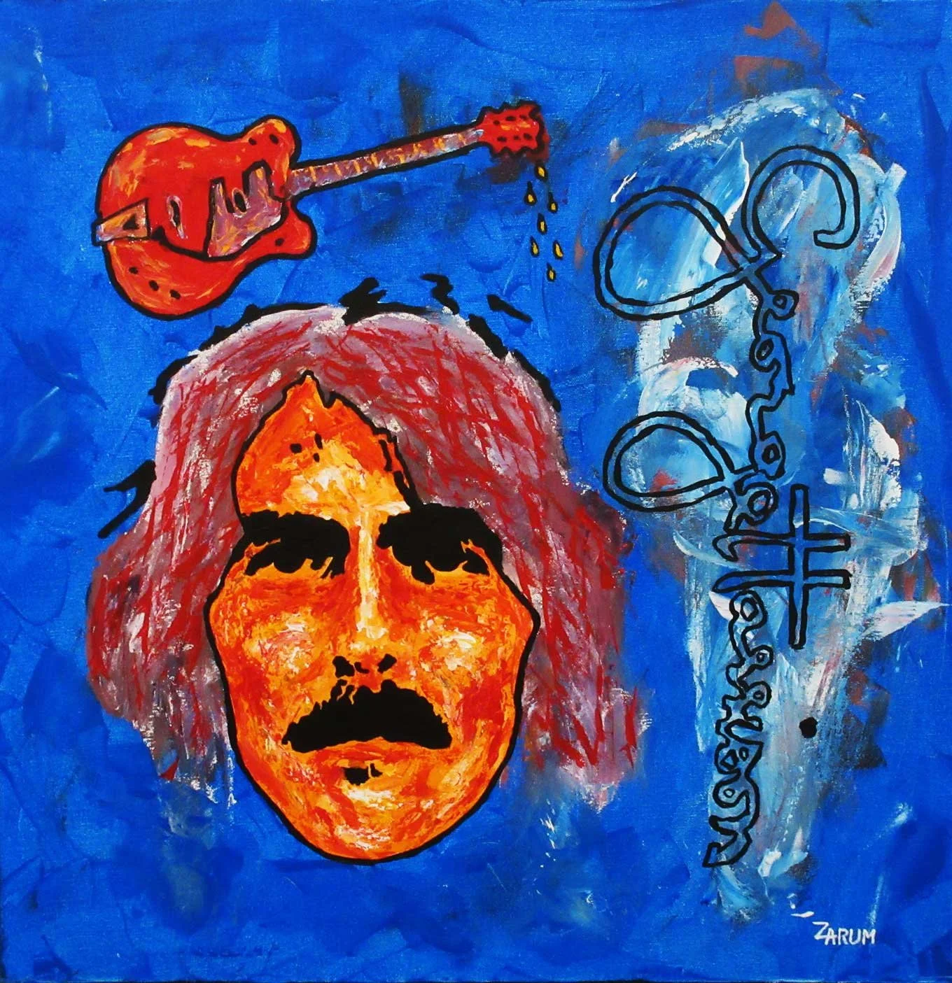 Title: George Harrison
Medium: Acrylic on Canvas
Size: 60cm X 60cm