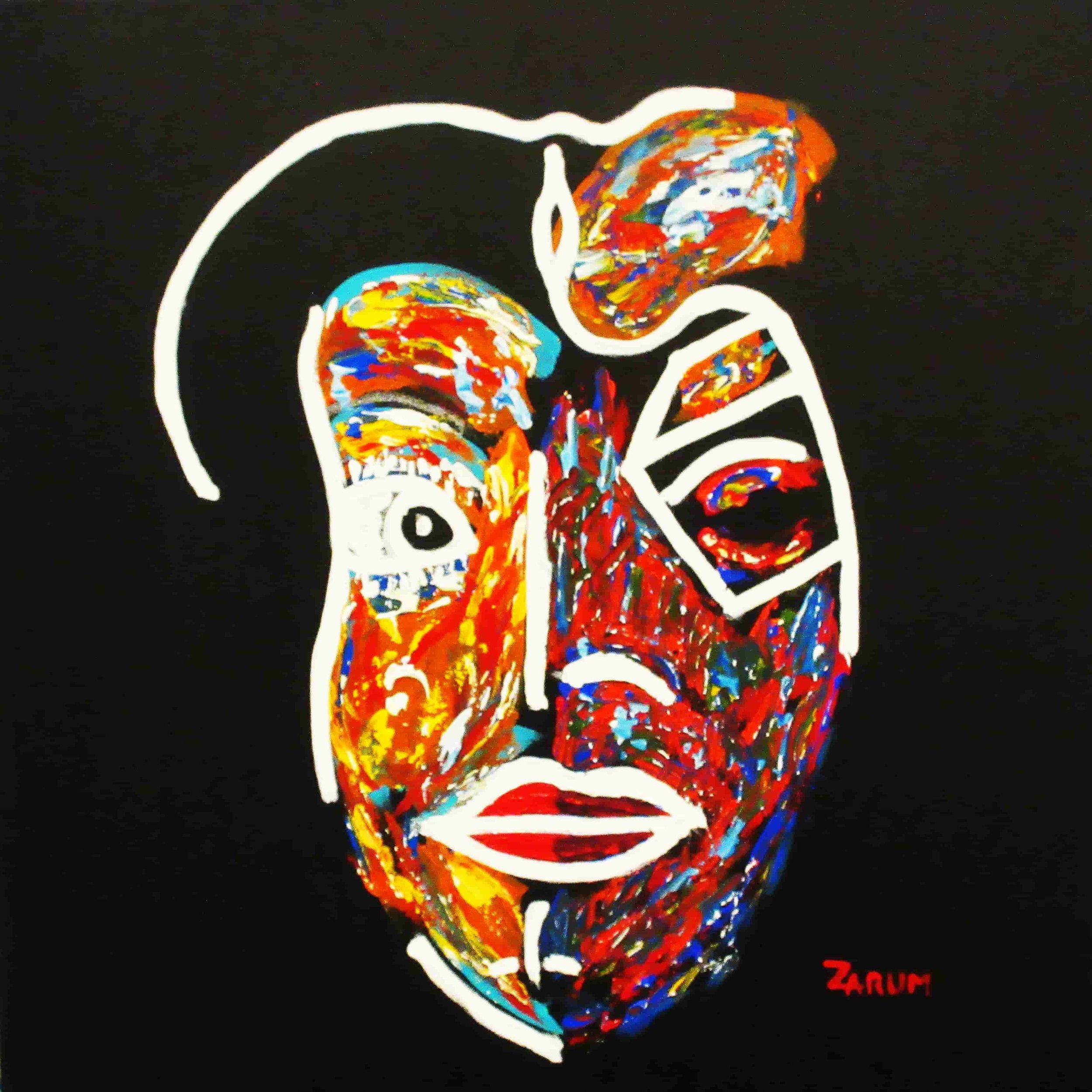 Title: Hidden Soul
Ser.II Ver. 3
Medium: Acrylic on Canvas
Size: 39cm X 39cm