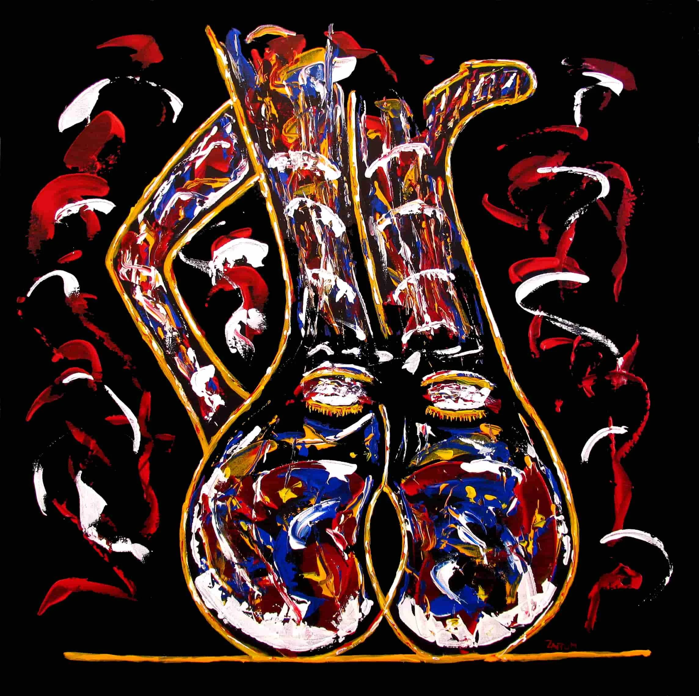 Title: The Giving Woman
Medium: Acrylic on Canvas
Size: 90cm X 90cm