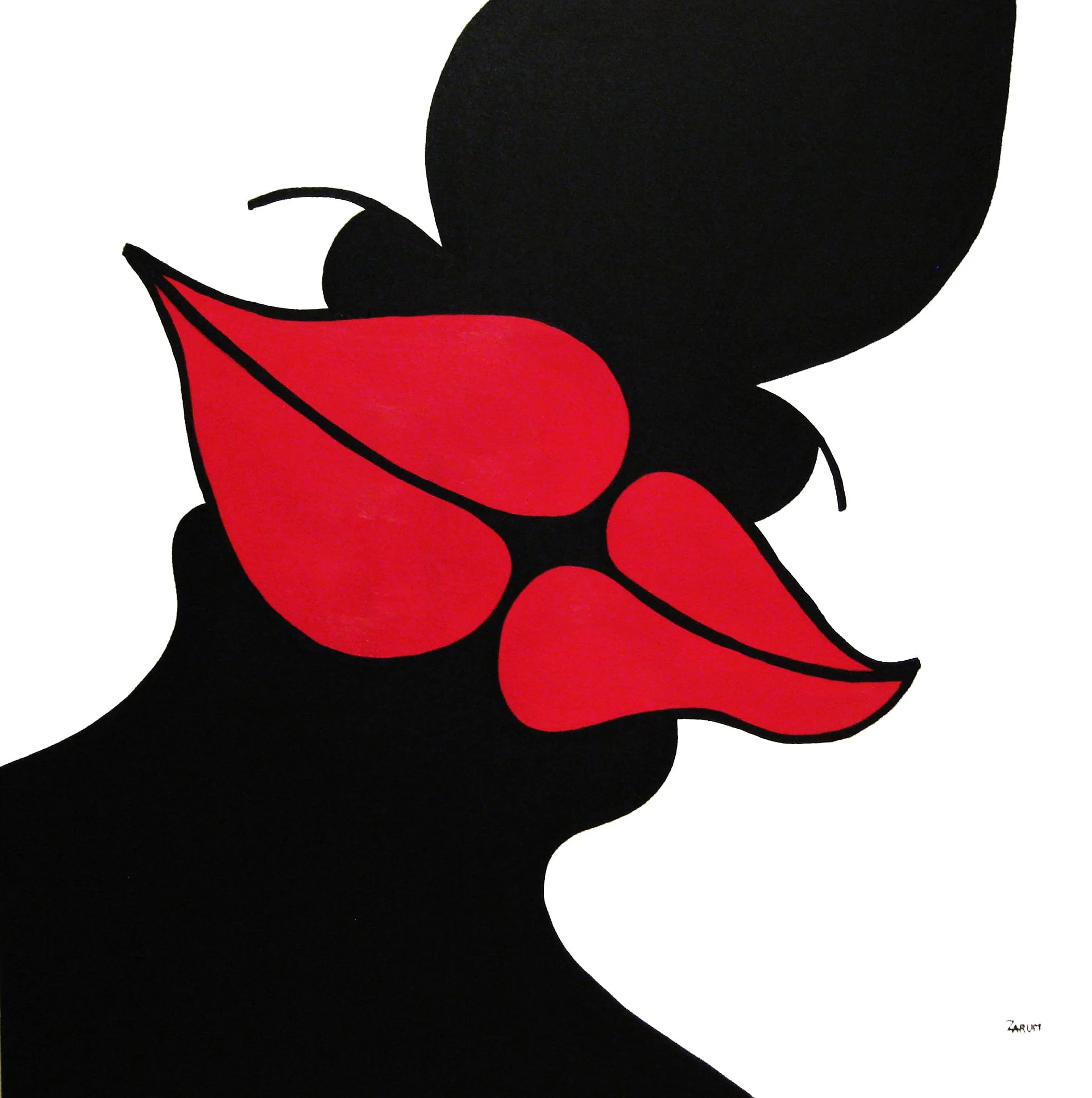 Title:Loving Lips
Medium: Acrylic on Canvas
Size: 102cm X 102cm