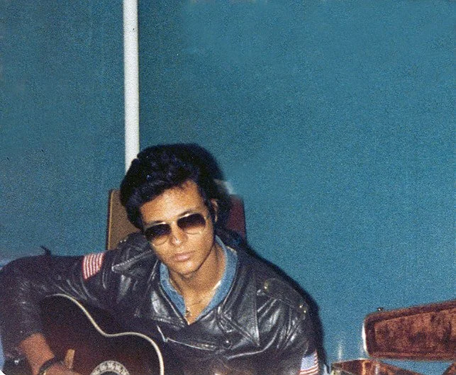 A very young Zarum rehearsing in New York City