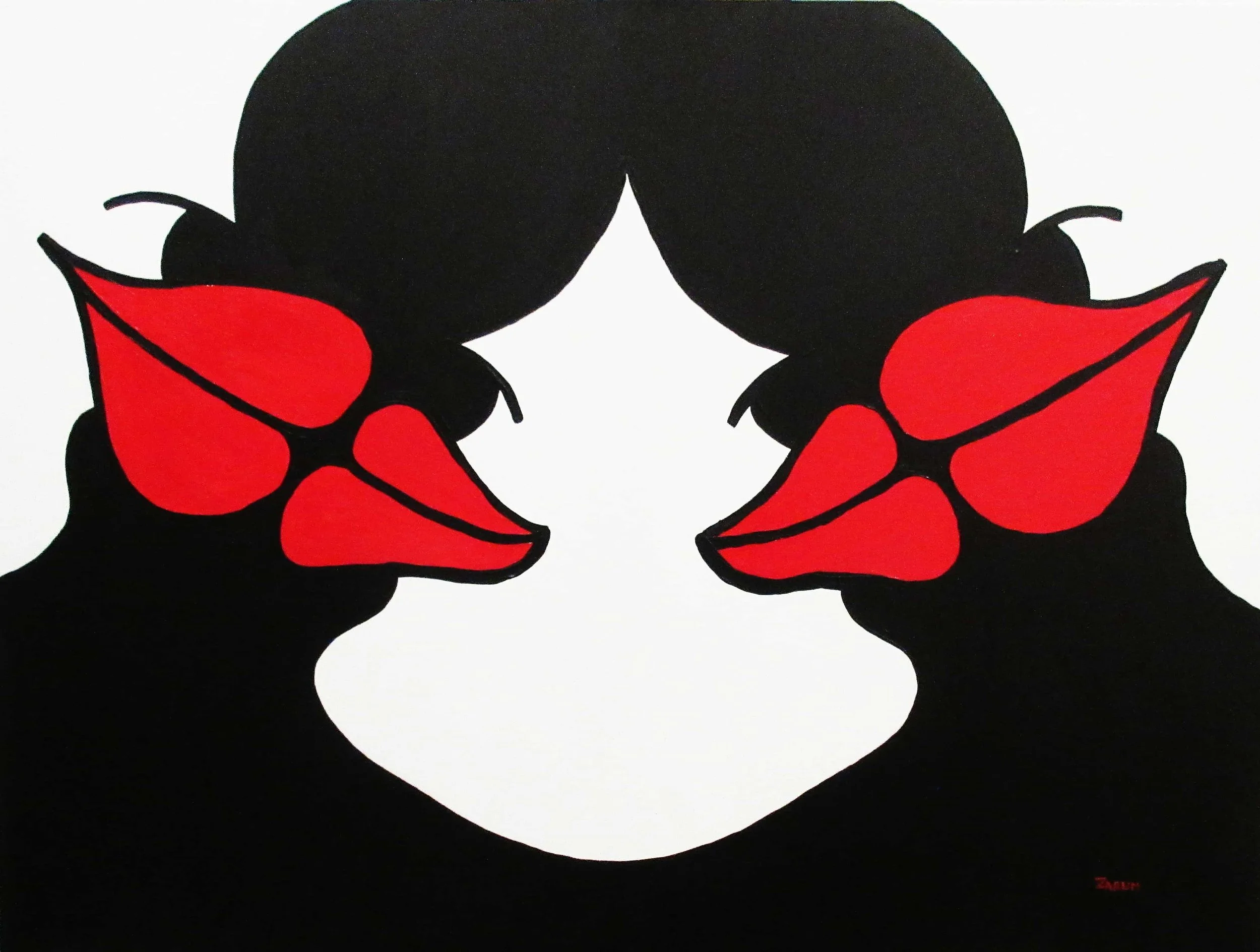 Title: Mirror  Lips
Medium: Acrylic on Canvas
Size: 101cm X 76cm