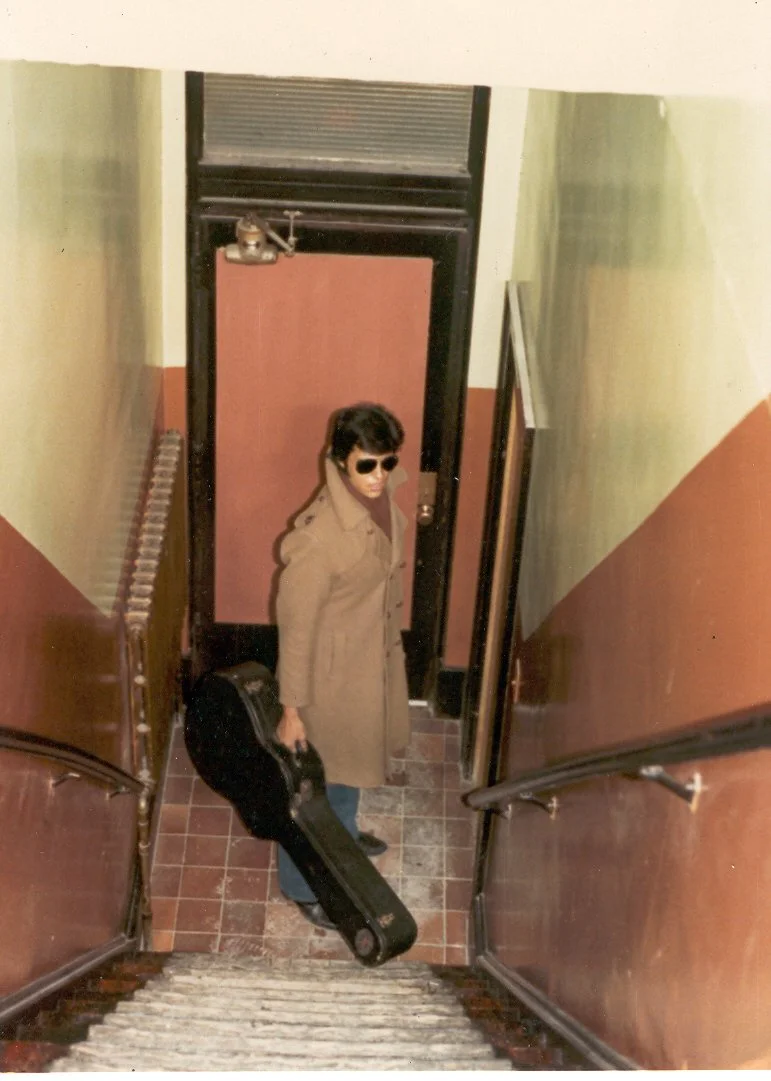 On tour leaving the concert after a show