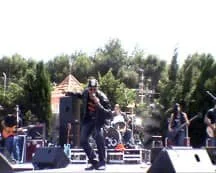 Zarum in Concert in Spain. Sponsored by Harley Davidson