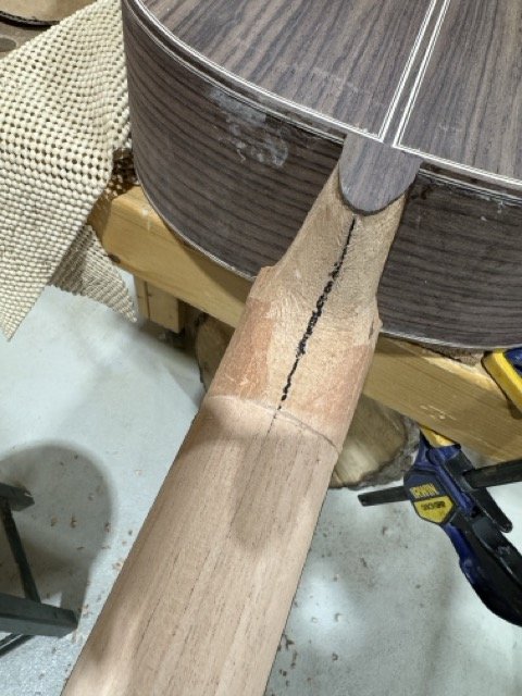 Shaping the heel of the neck