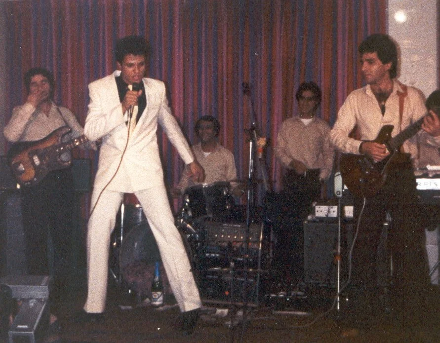 Another early set of photos of a very young Zarum performing