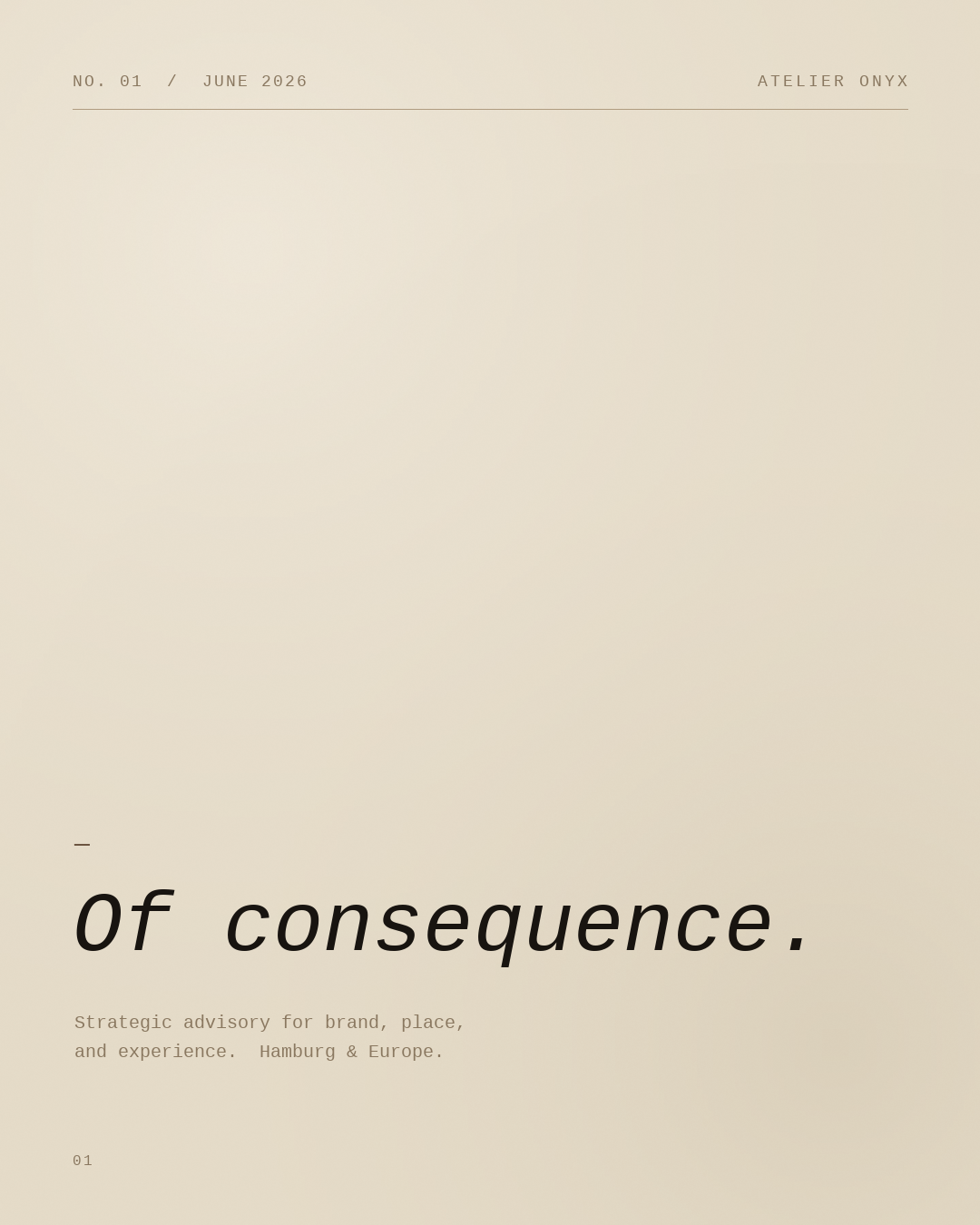Of consequence.
