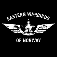 Logo with a star and wings, reading 'Eastern Warriors of Norway'}
