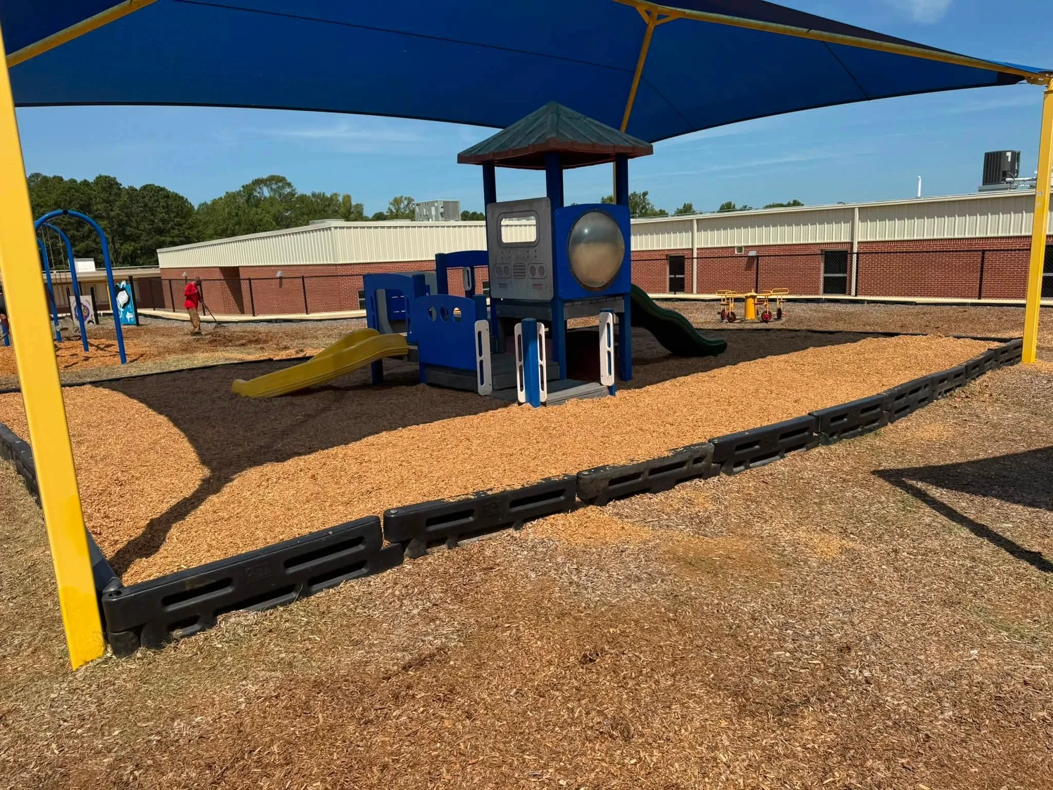 Bullard covered children's playground
