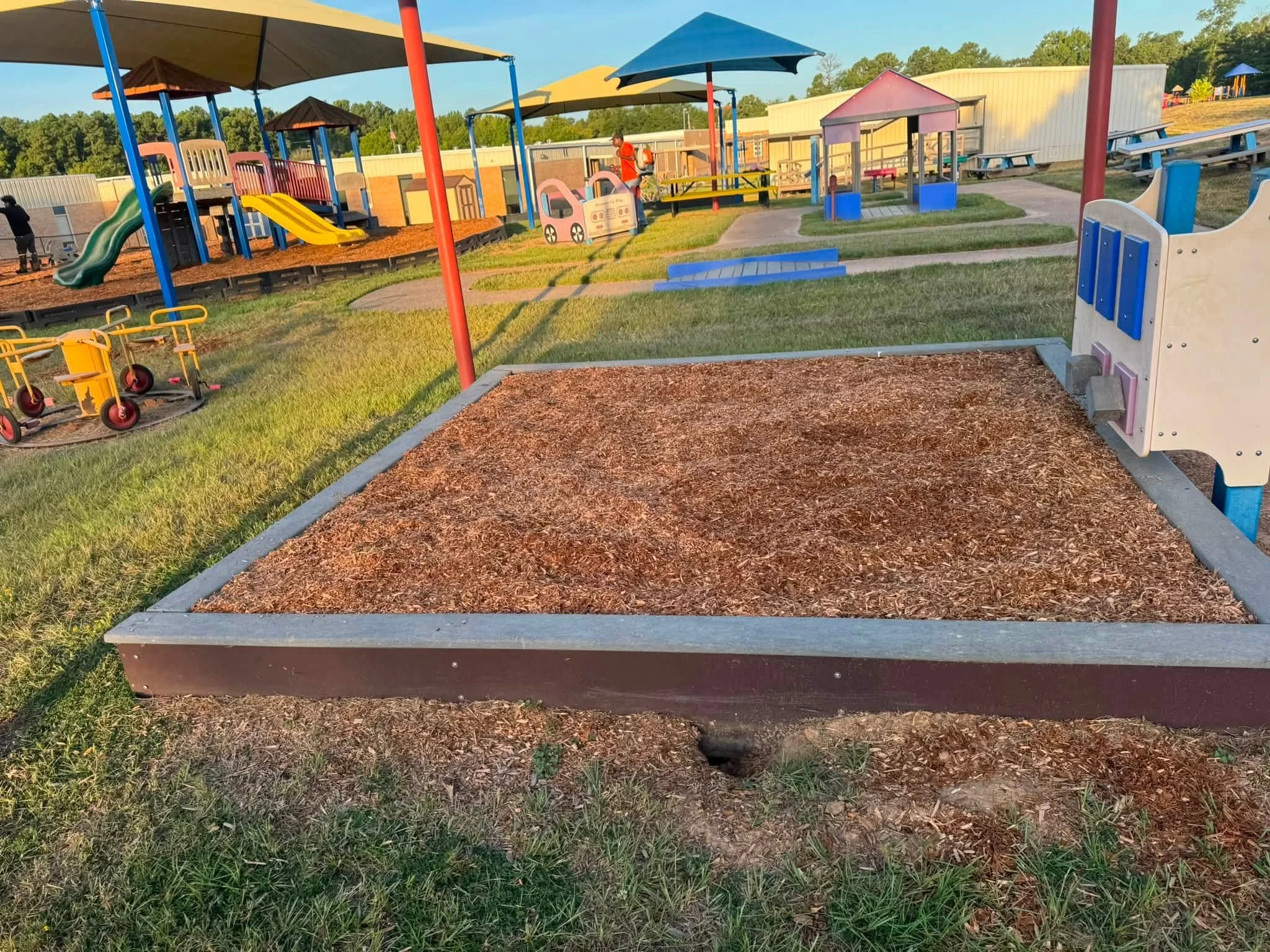 Bullard playground digging box