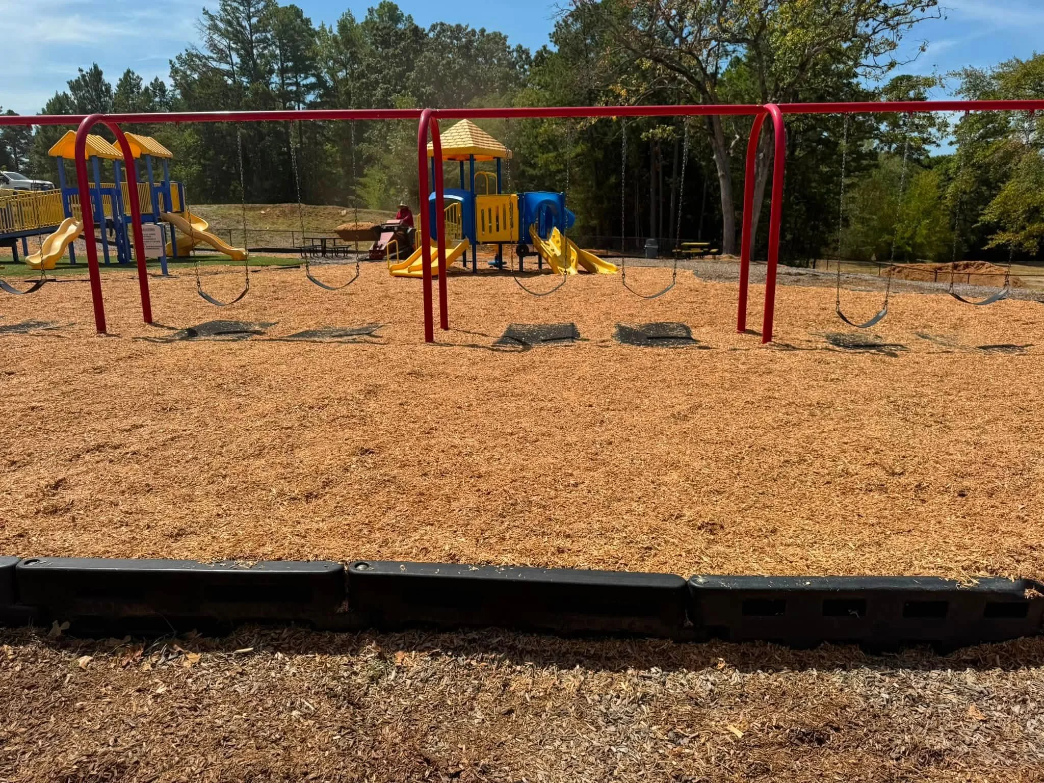 Bullard children's playground swingset