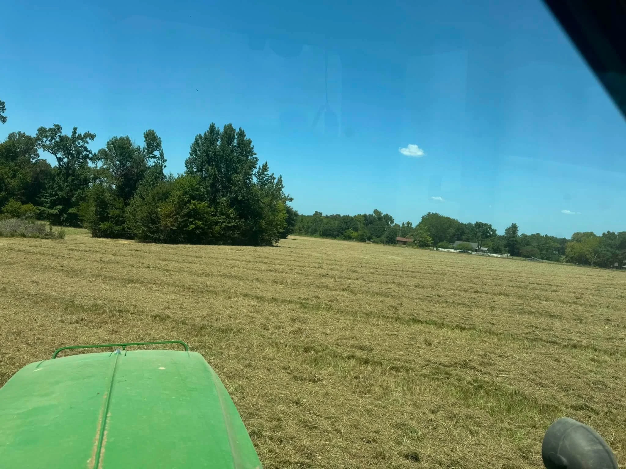 After view of field and pasture mowing.