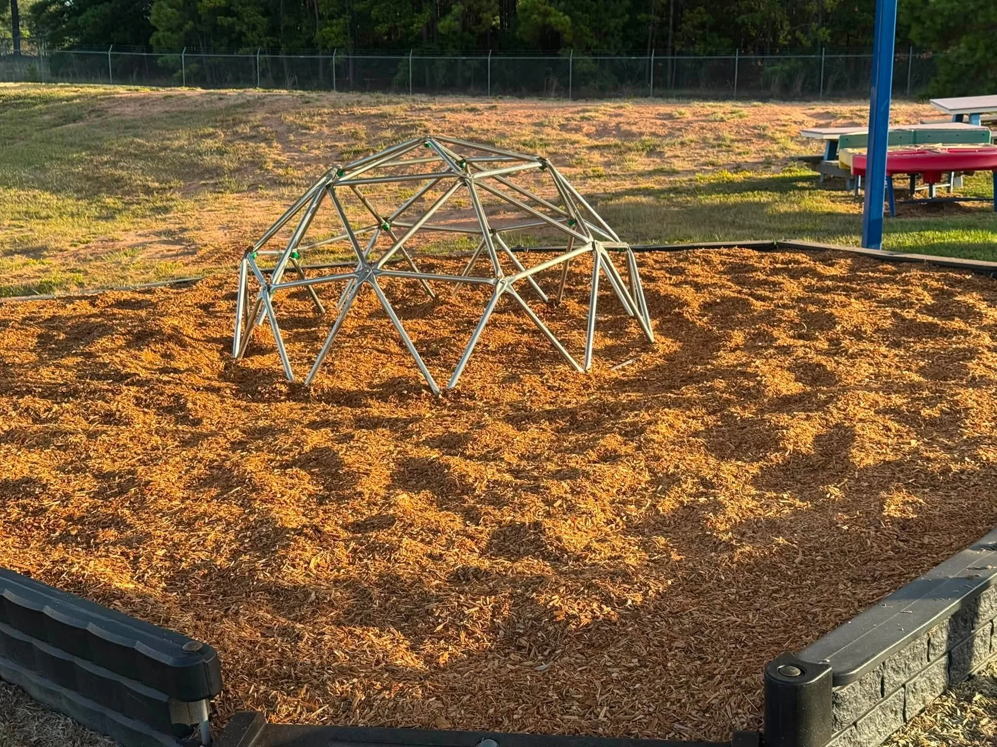 Bullard playground climbing dome equipment.