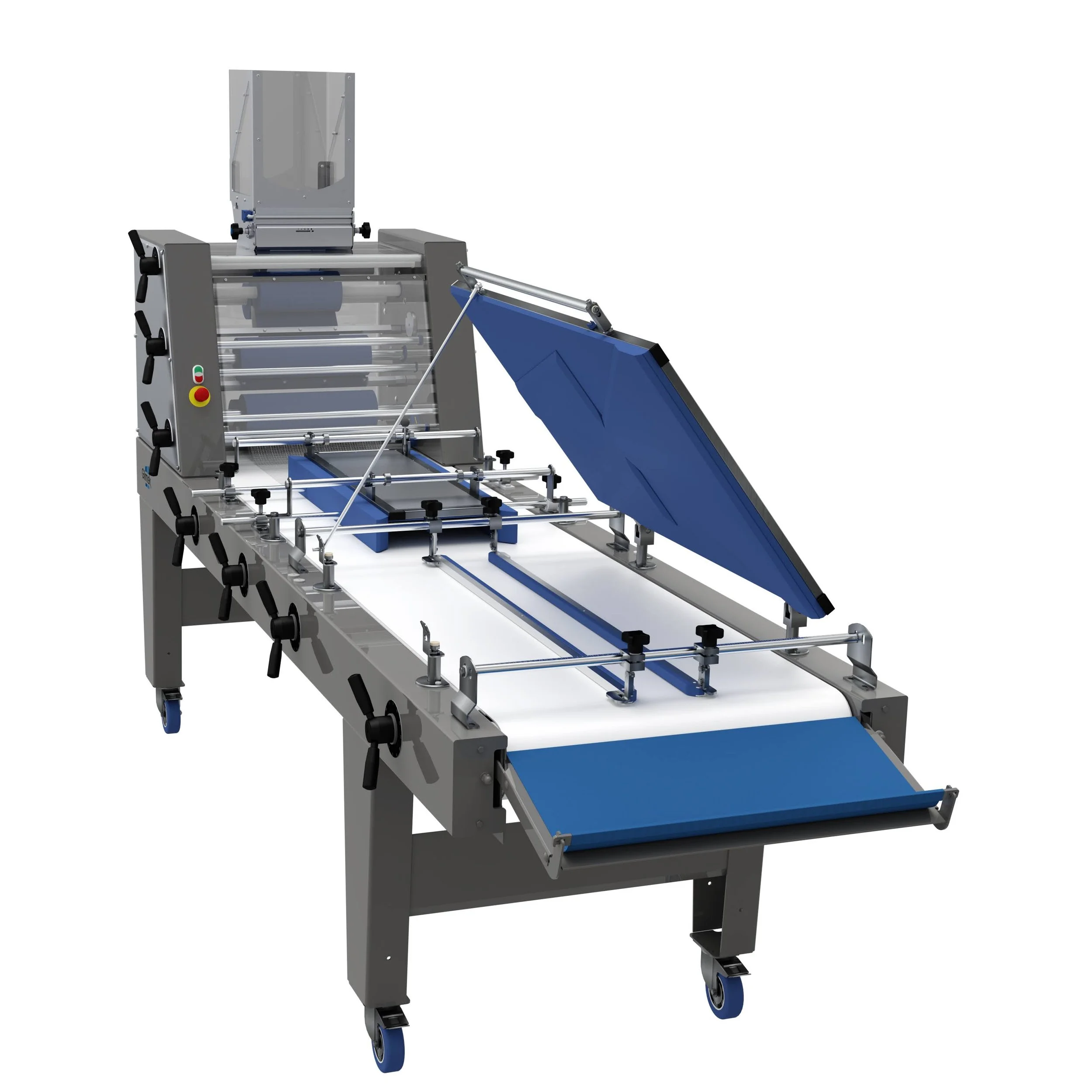Dough Moulder:
Advanced dough moulders for shaping dough efficiently, preserving gluten structure, and producing uniform loaves and specialty bread products.
