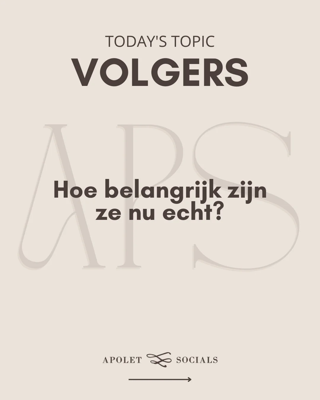 Wil jij nieuwe mensen bereiken?

Ik kom graag met jou in contact om te kijken wat ik voor jou kan betekenen! 

📩 info@apoletsocials.nl
👩🏼&zwj;💻 www.apoletsocials.nl
📱 +31 6 42552976

#socialmediamanager