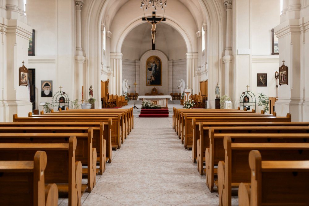 funeral chapel interior
