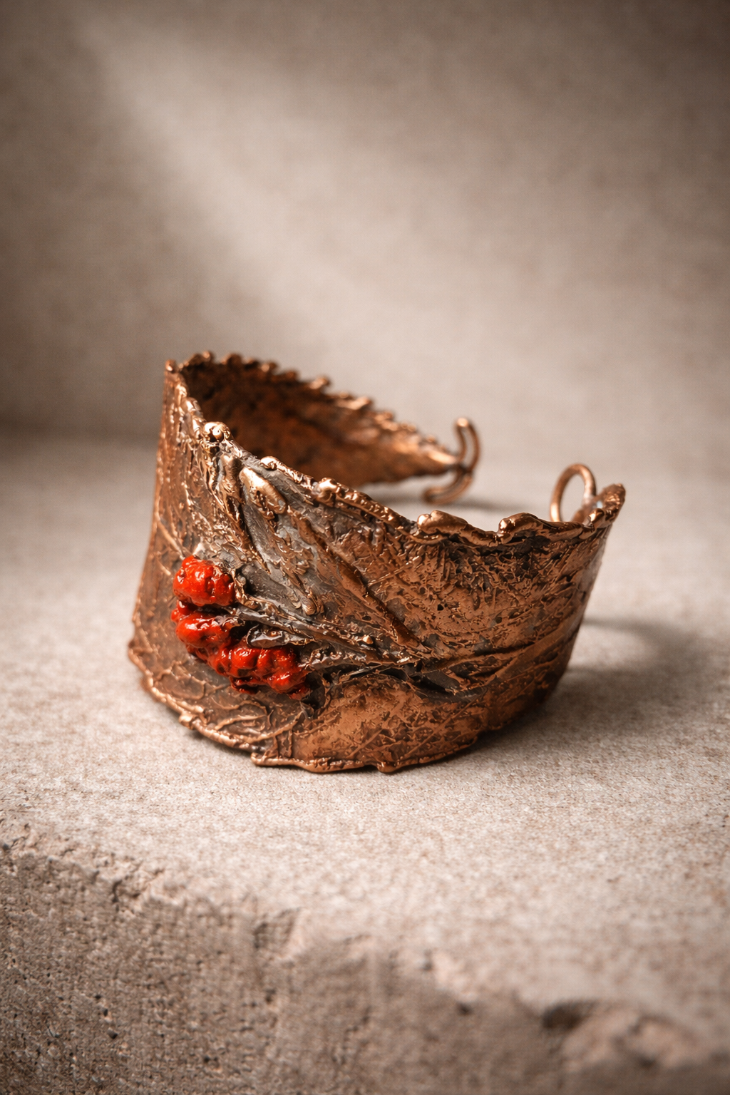 bracciale in rame castagno