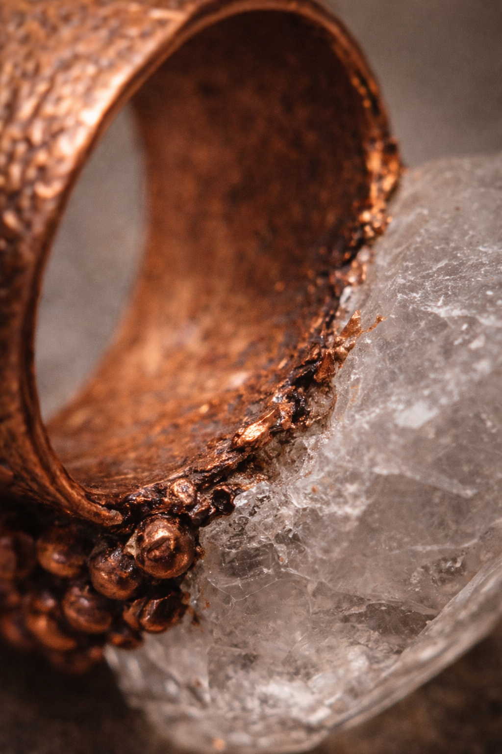 Anello Quarzo Grezzo. Forma n. 1 natasha lume