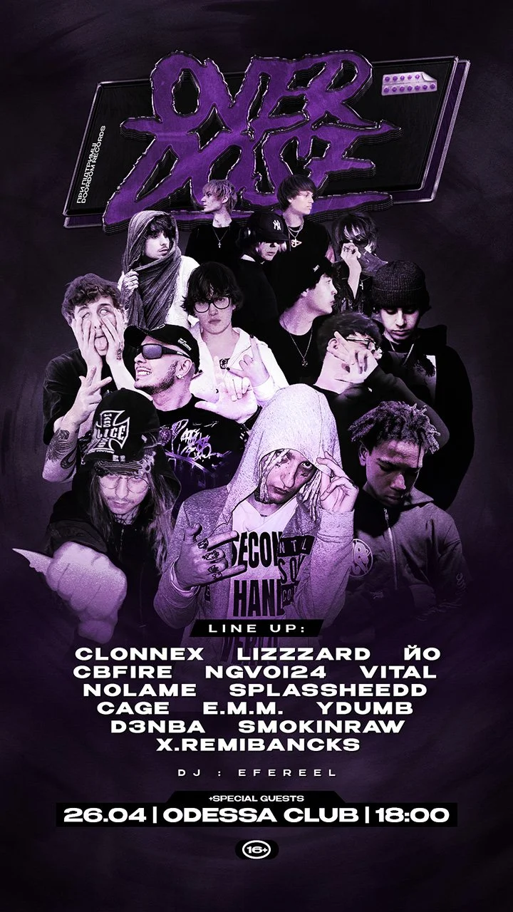 Flyer for Overdose Warsaw