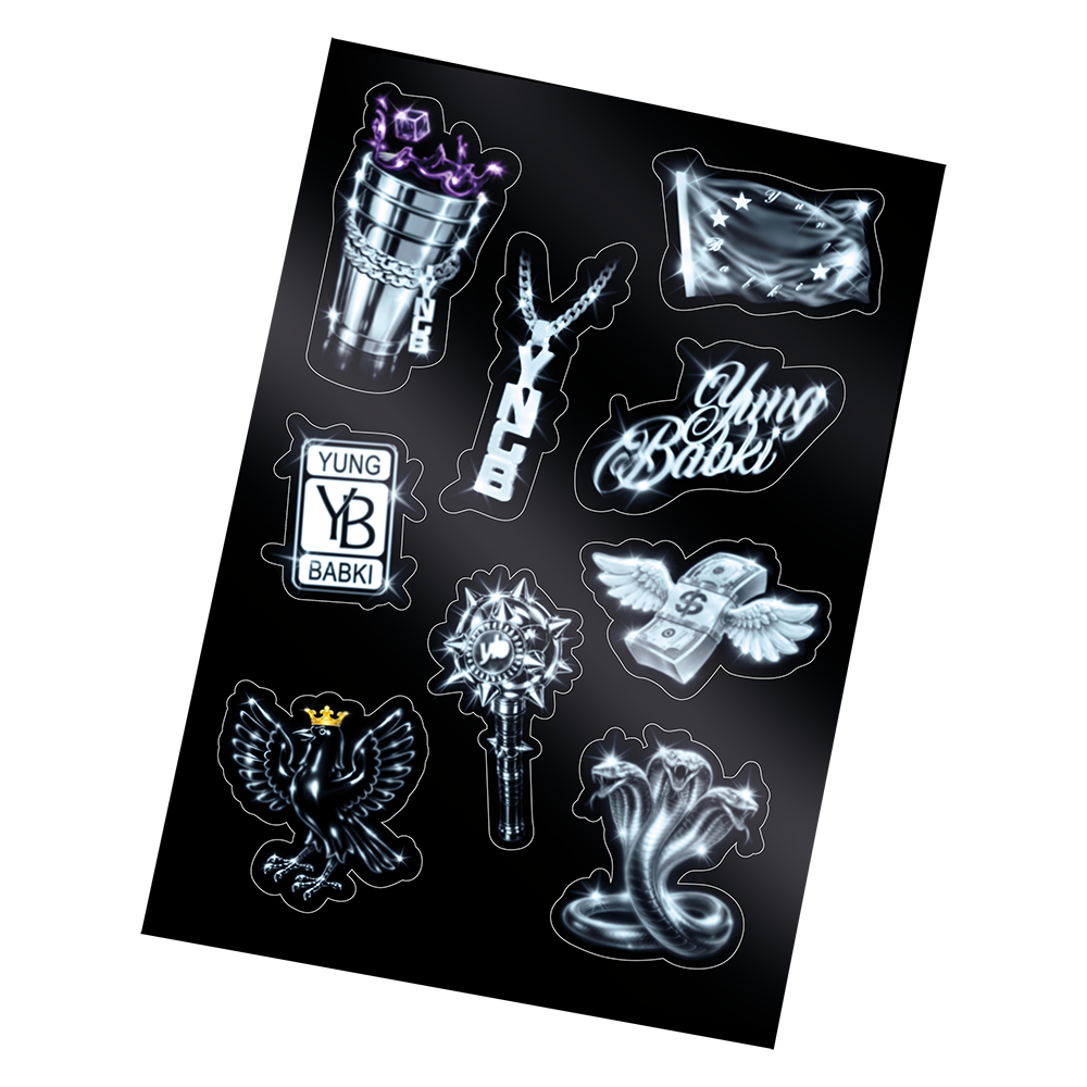 Sticker Pack for Forcegng (Yung Babki)