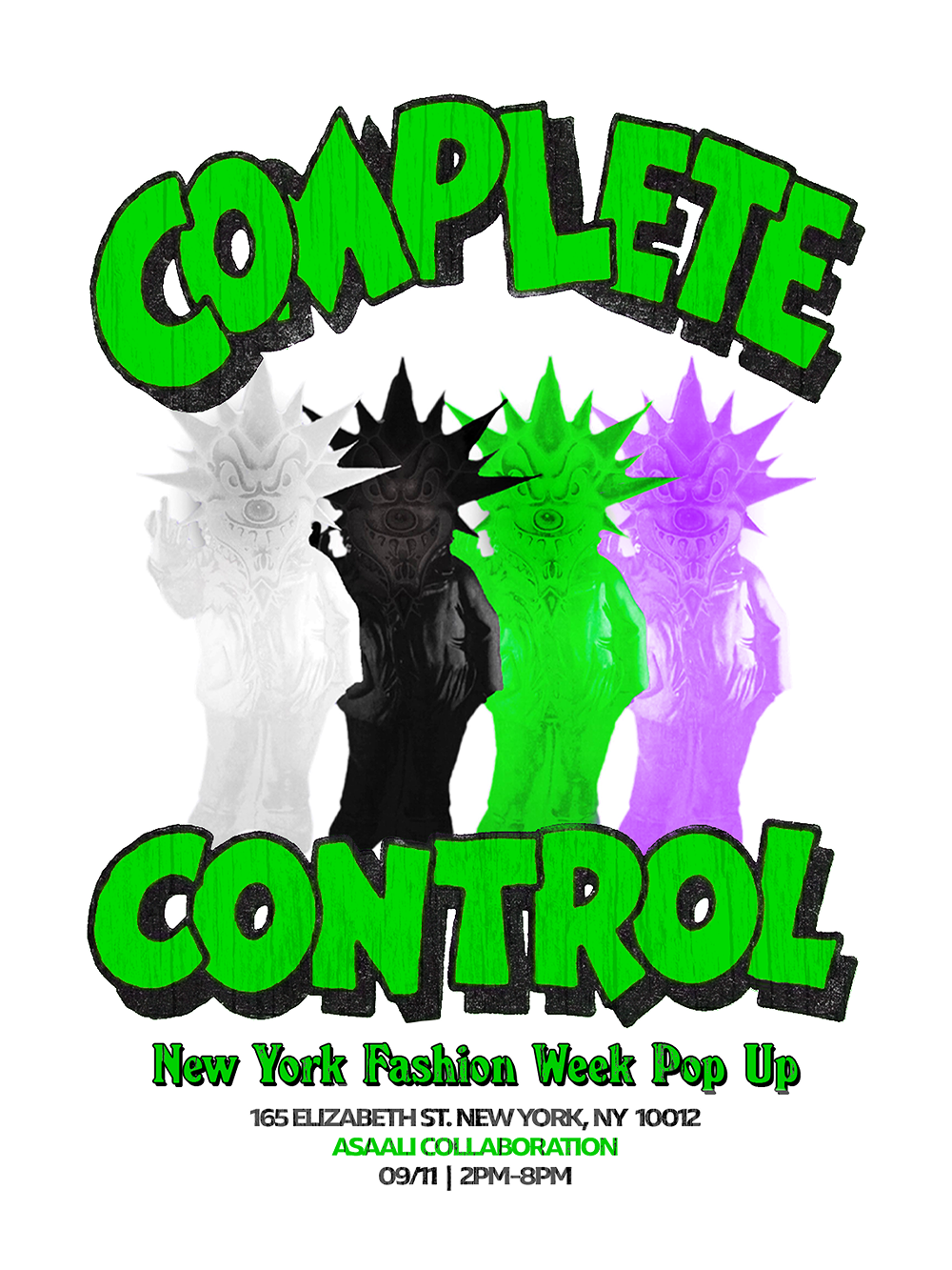 NYFW Flyer for Rich Amiri (Complete Control)