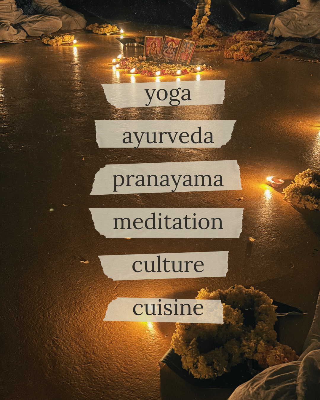 Managed the end-to-end digital presence for international yoga retreats, local workshops, and courses.