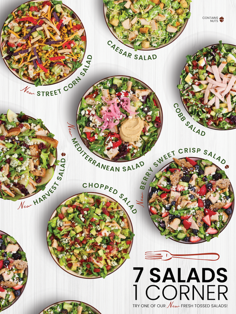 Corner Bakery Salads