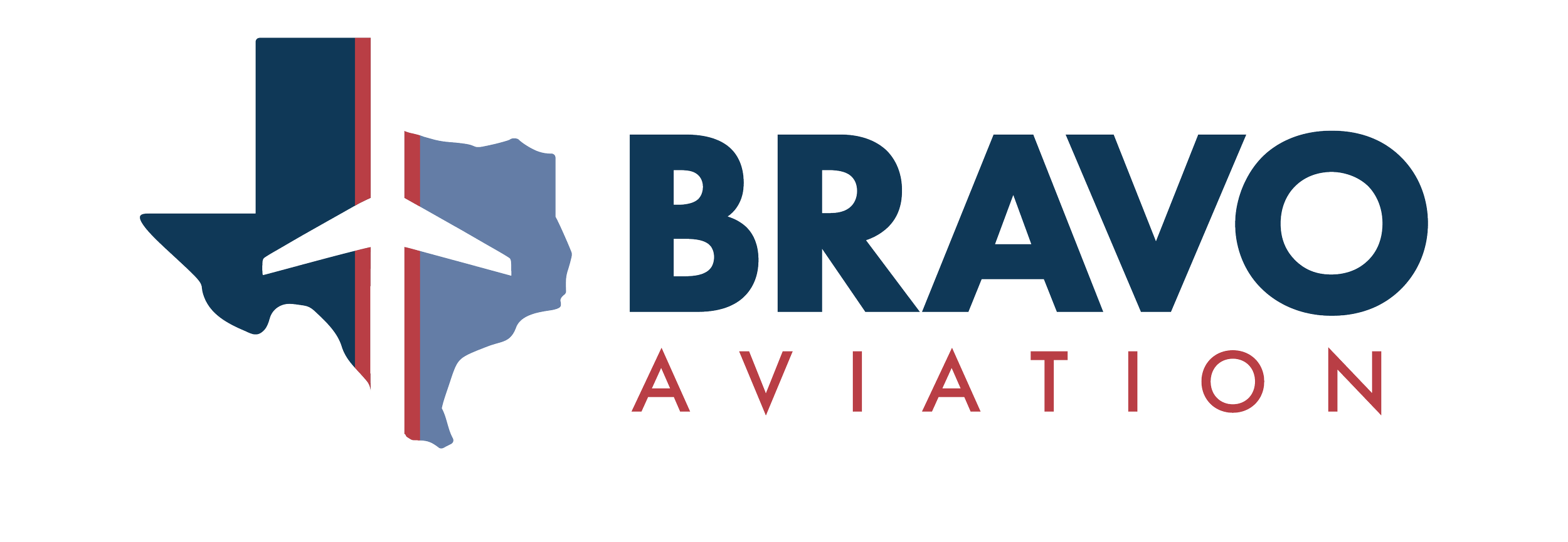 The new Bravo Aviation logo