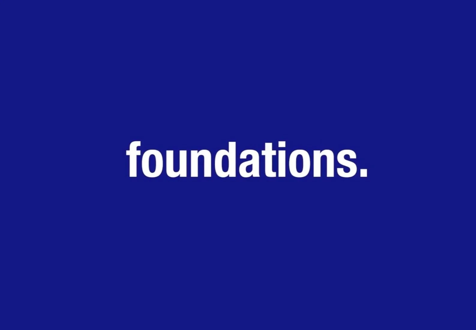 Foundations, 2026