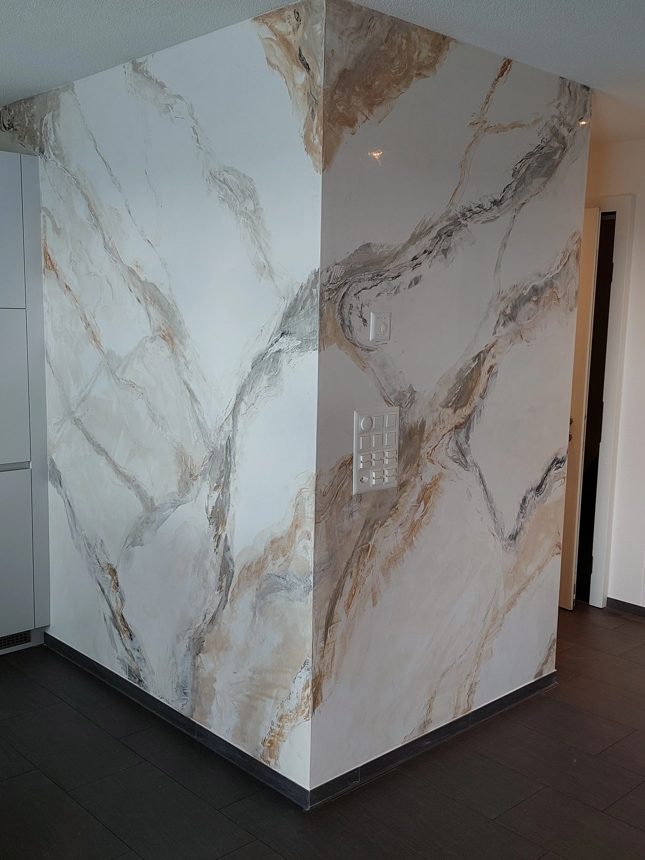 Stucco veneziano - Marmornachbildung Flur