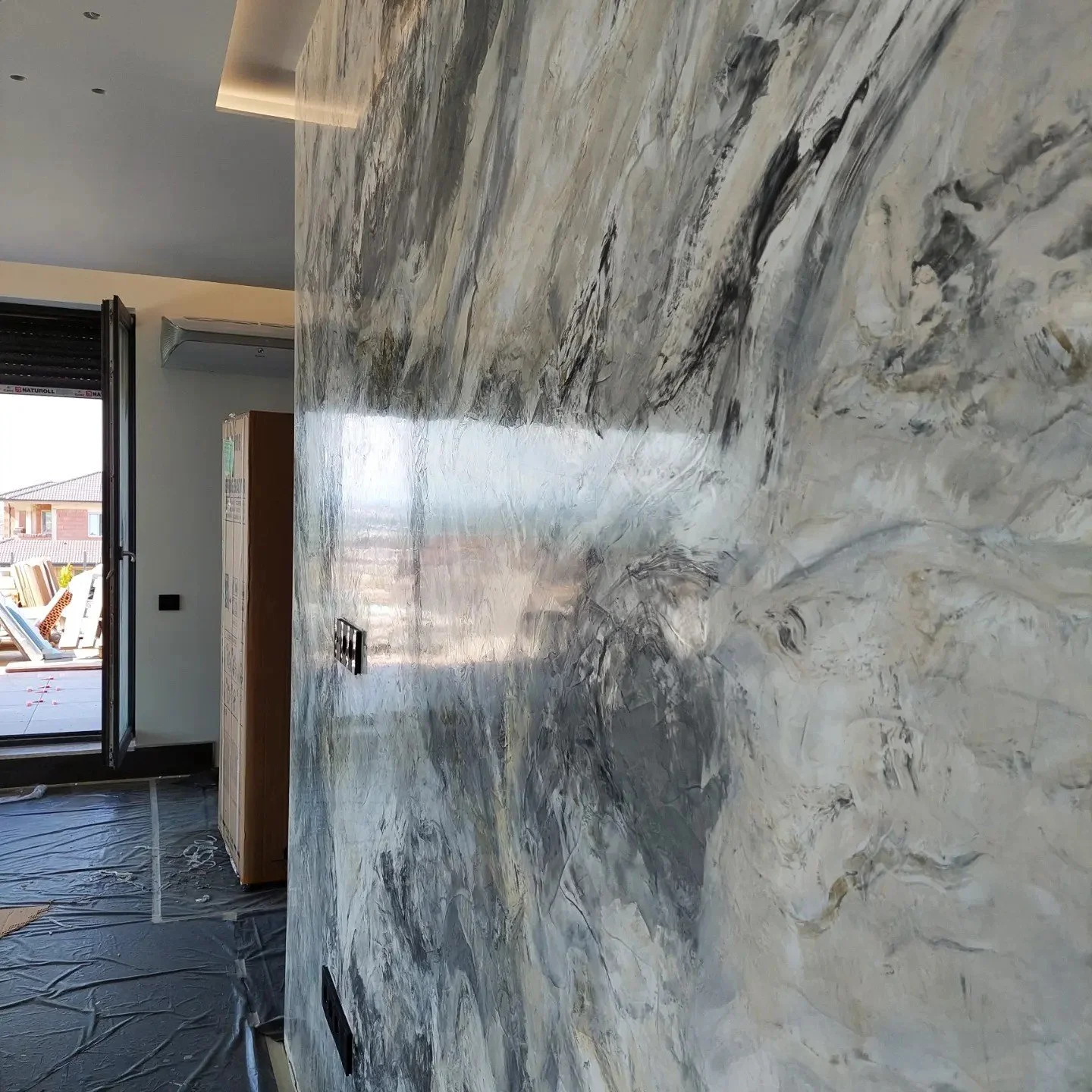 Stucco Veneziano - Marmornachbildung Schwarz