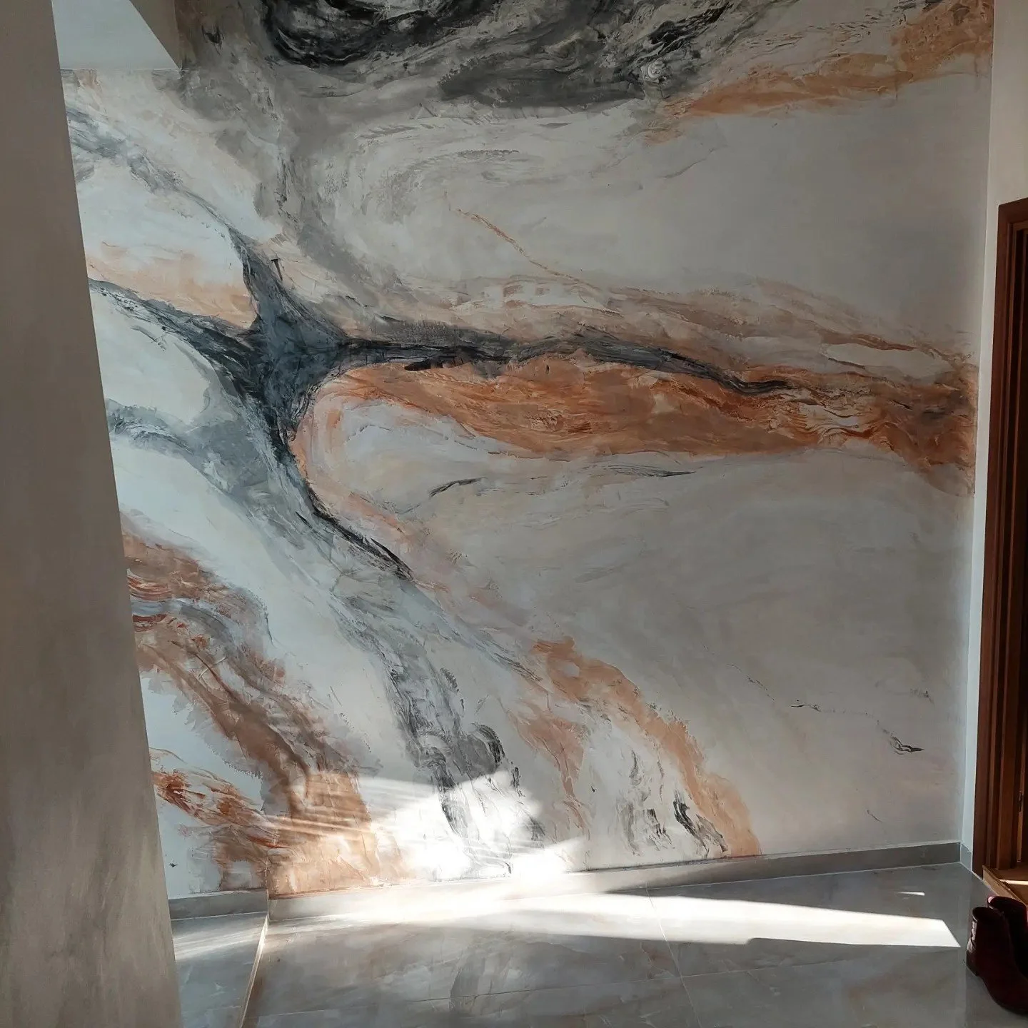 Stucco veneziano - Marmornachbildung Flur