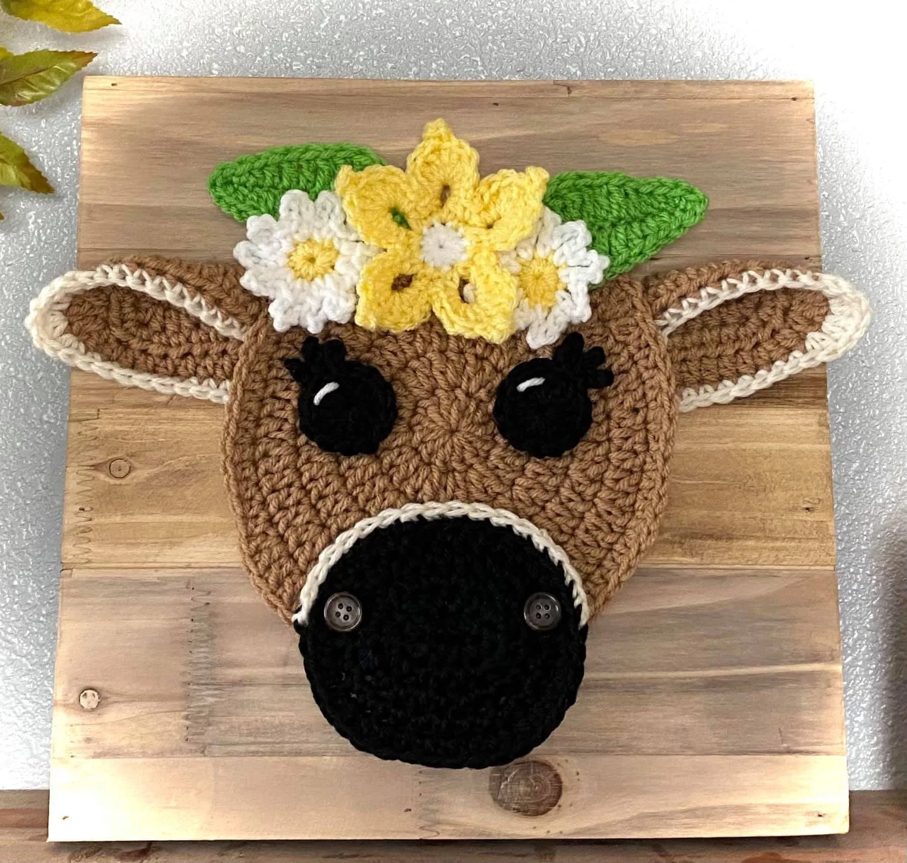 Daisy Mae Cow Applique