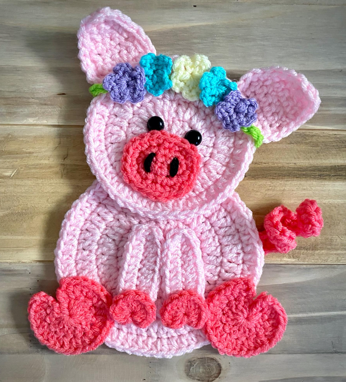 Petunia the Pig Applique