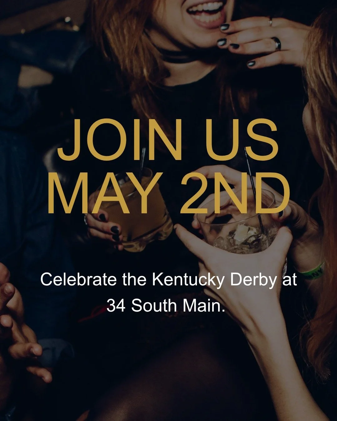 The hats get bigger.
The bourbon pours a little stronger.
And the Kentucky Derby only comes once a year.

Join us Saturday, May 2nd for our Kentucky Derby Party at 34 South Main.

Tickets are still available through the link in our bio.

Secure your 