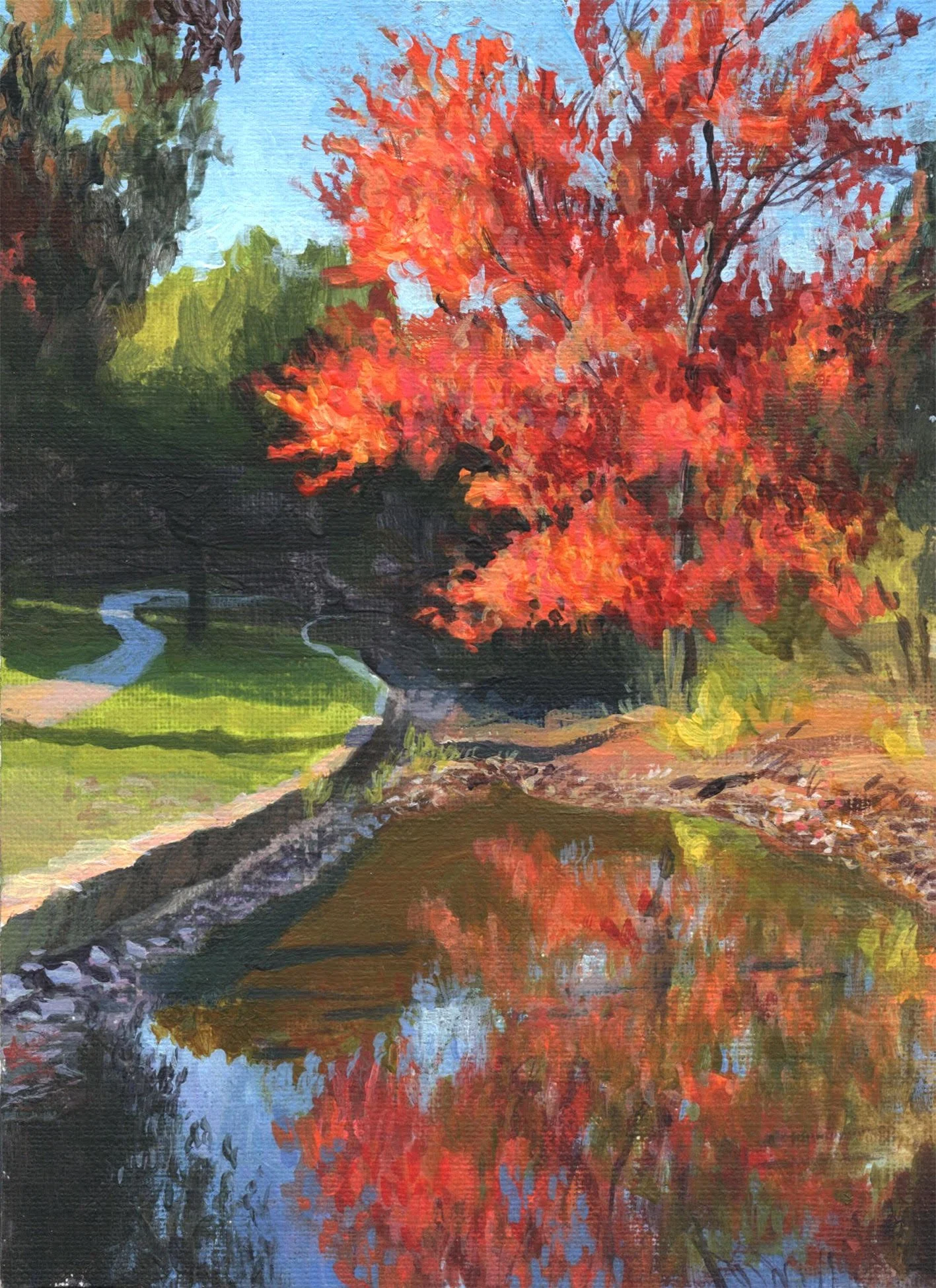 Elm Park Red Tree Painting.jpg