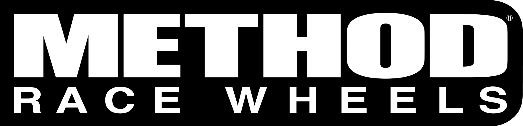 Logo for Method Race Wheels with bold black and white text.