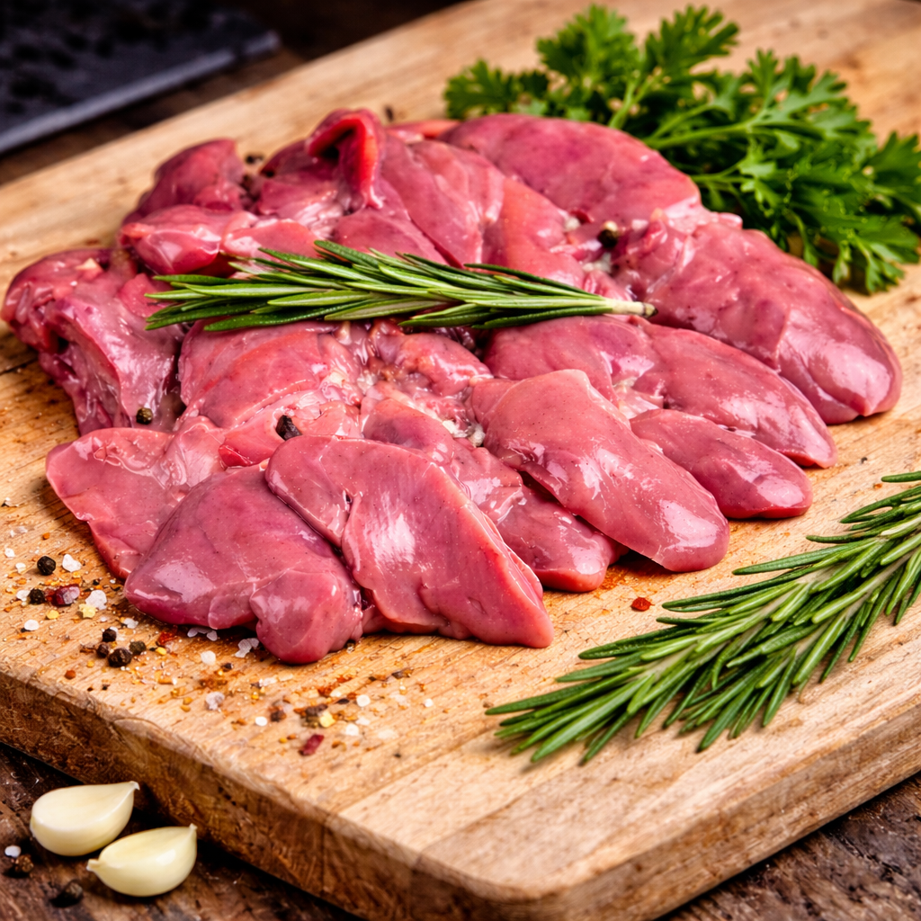 Offal (2 Kidneys, 1 Liver, 1 Tongue, 1 Heart)