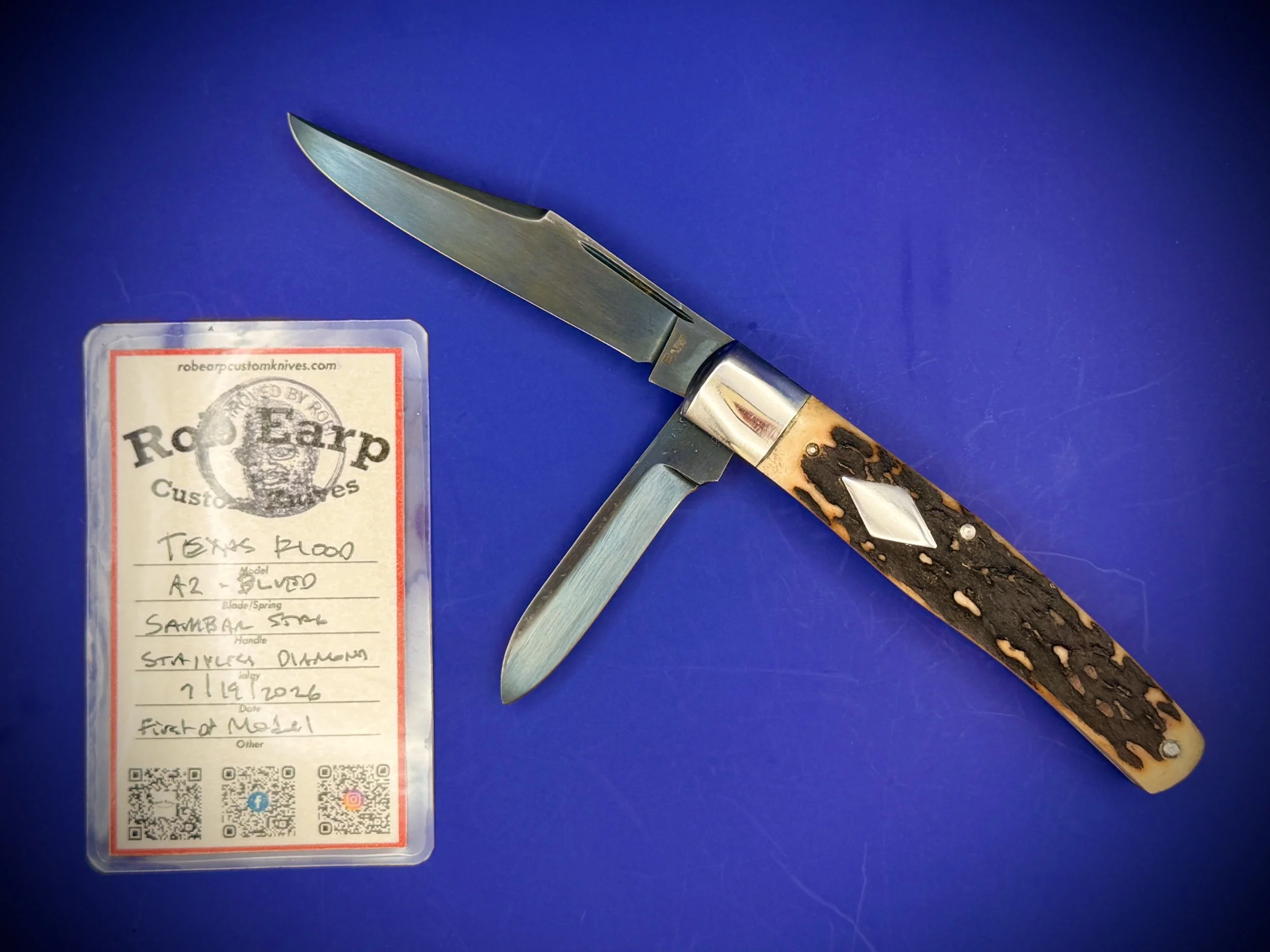 Texas Flood
4 1/8" Closed
3 3/8" Main Blade
2 3/8" Secondary Blade