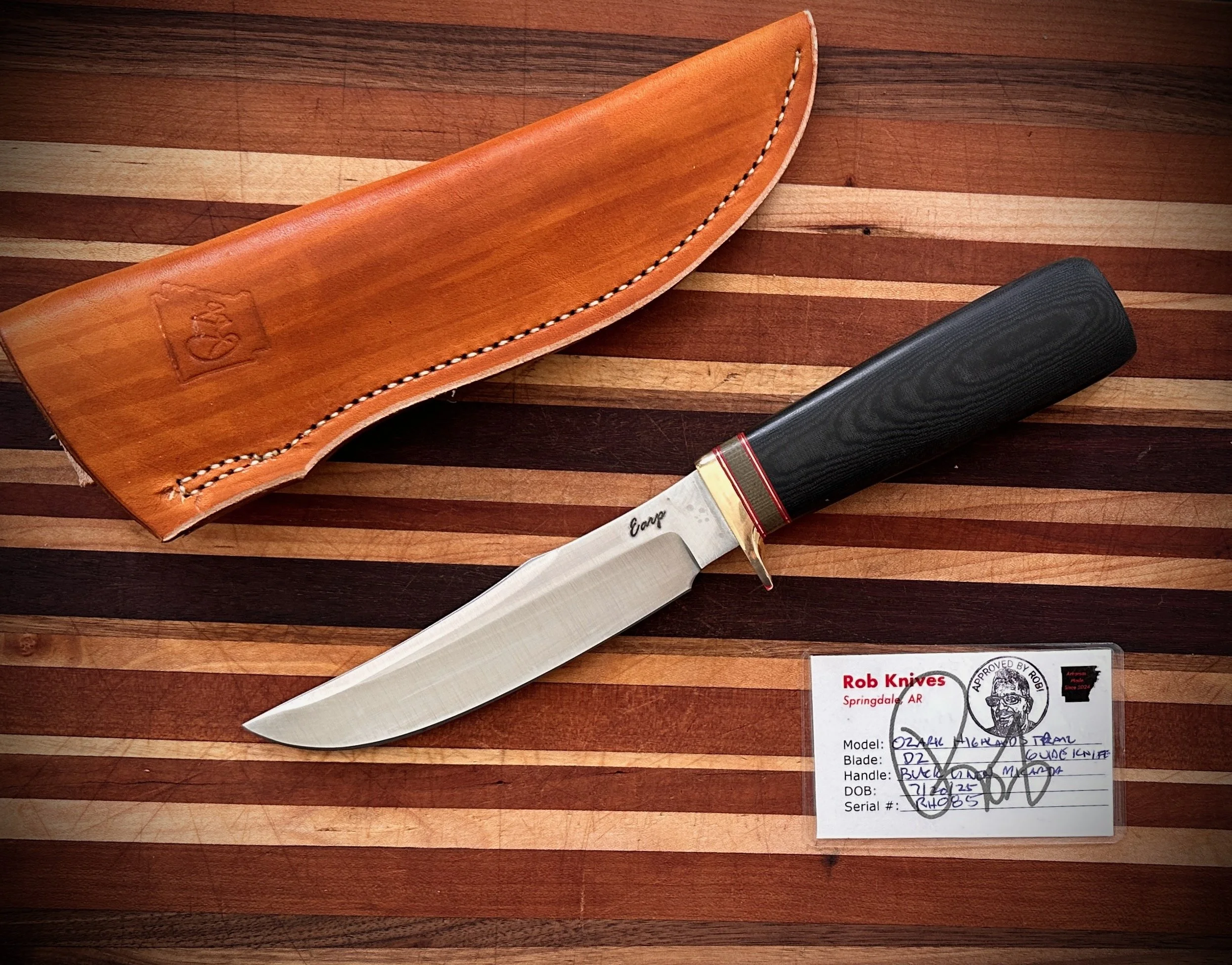 Ozark Highlands Trail Guide Knife