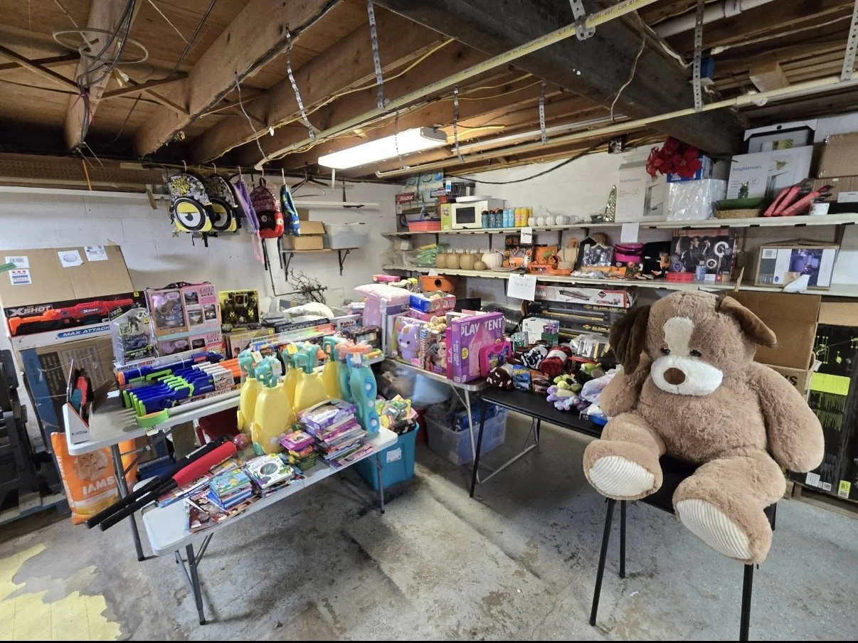 Garage Full of Donations