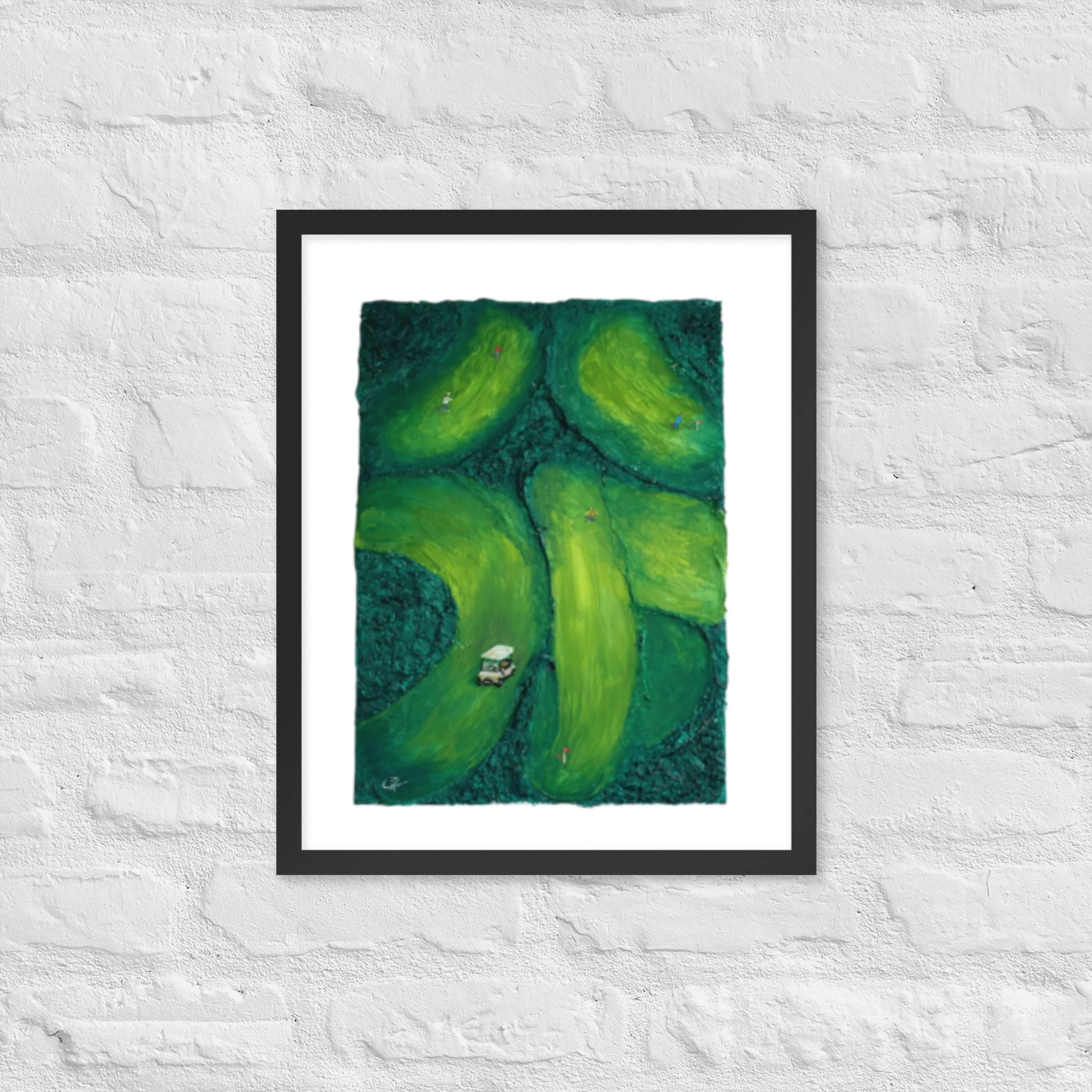 Between Rounds | Framed poster