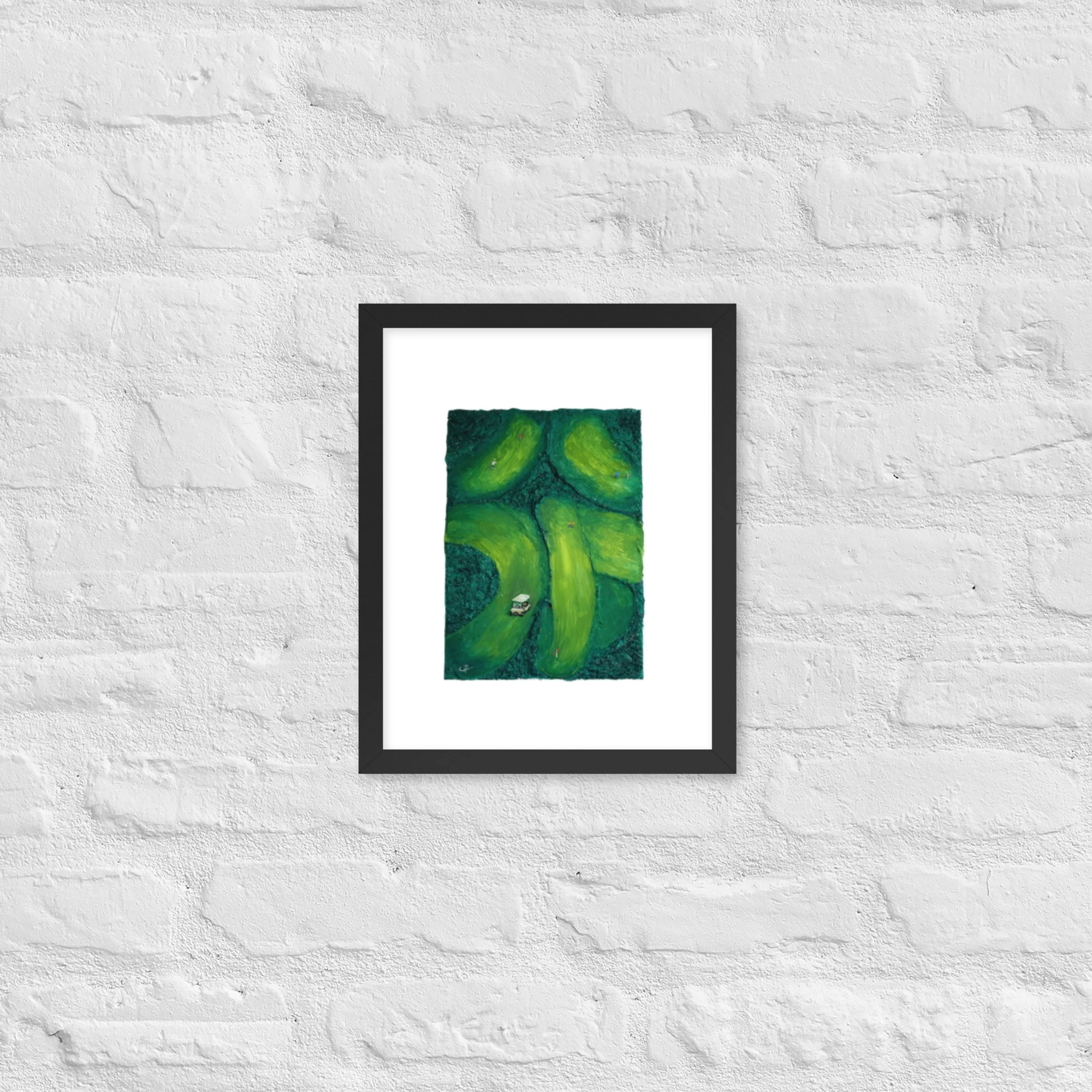 Between Rounds | Framed poster