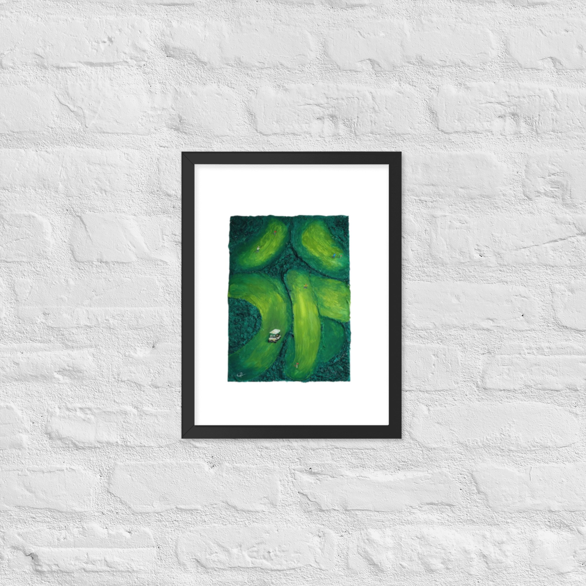 Between Rounds | Framed poster