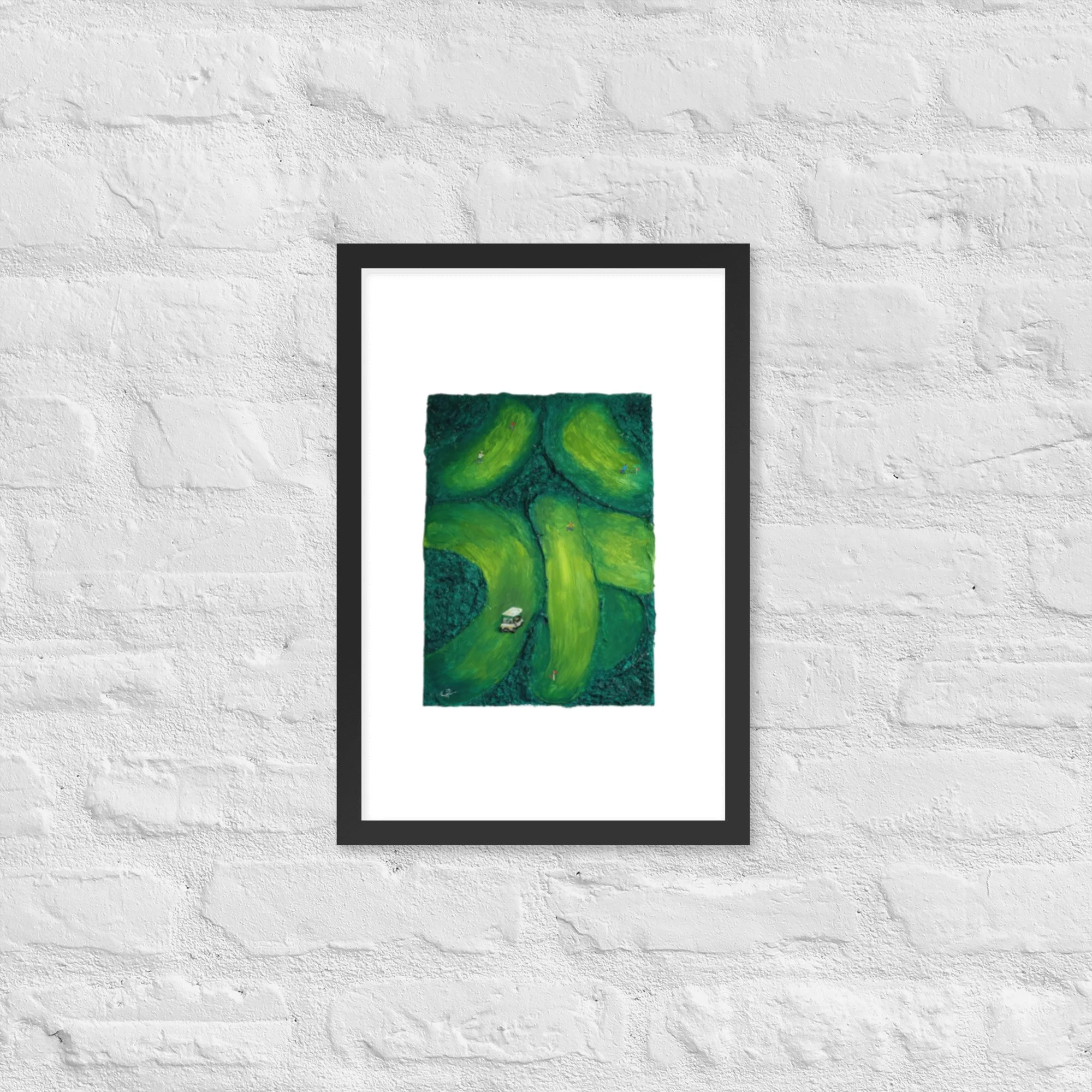 Between Rounds | Framed poster