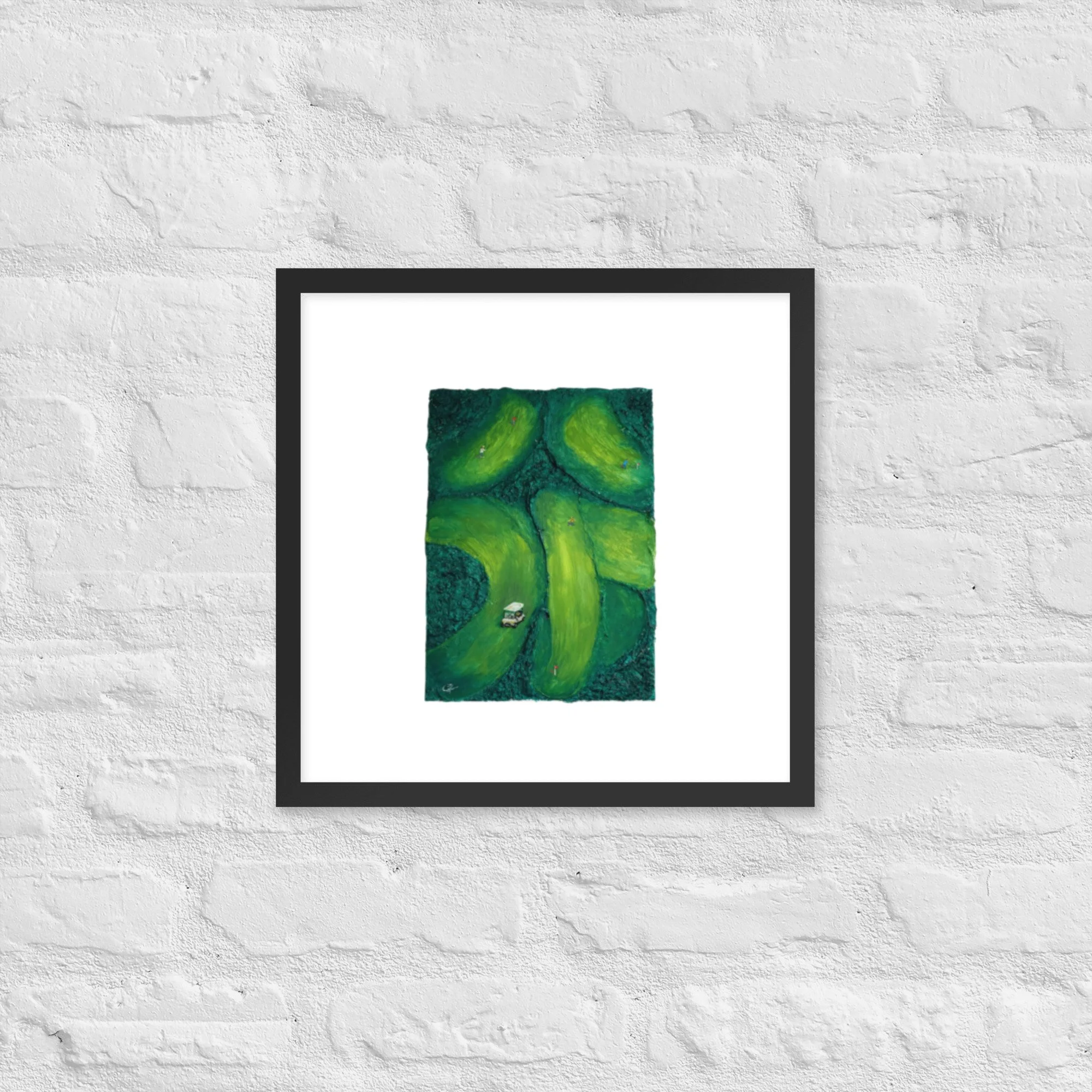 Between Rounds | Framed poster